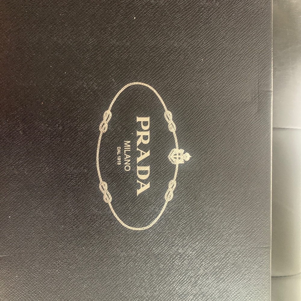 Prada 100% Authentic Item. Women shoe size 8 1/2. Men 5 1/2. From Parada store.